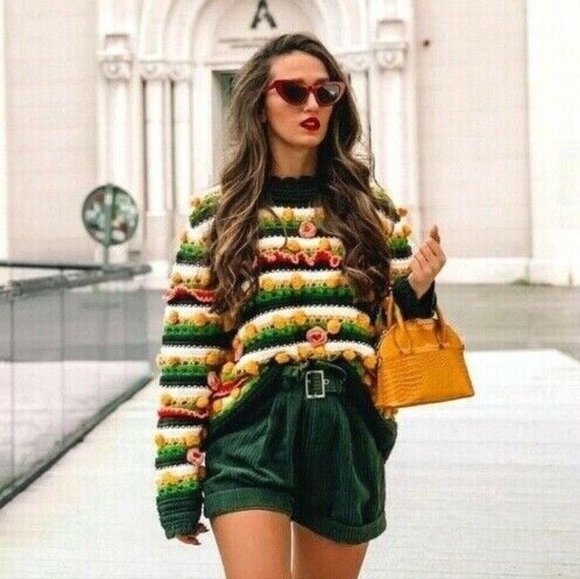 ZARA Embellished sweater - Picture 4 of 12